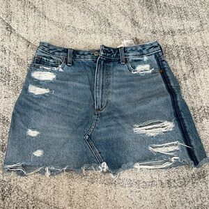 abercrombie denim skirt